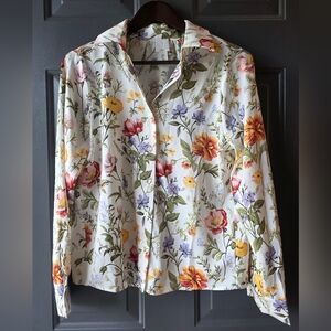 Joie Floral Blouse - Size Small